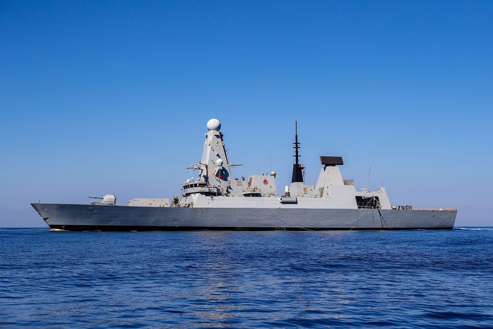  HMS Duncan has been in the Strait of Hormuz for the past few weeks amid ongoing tensions between Britain and Iran