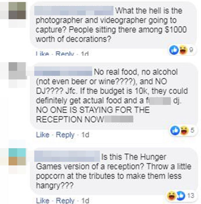  People have compared her wedding to the Hunger Games