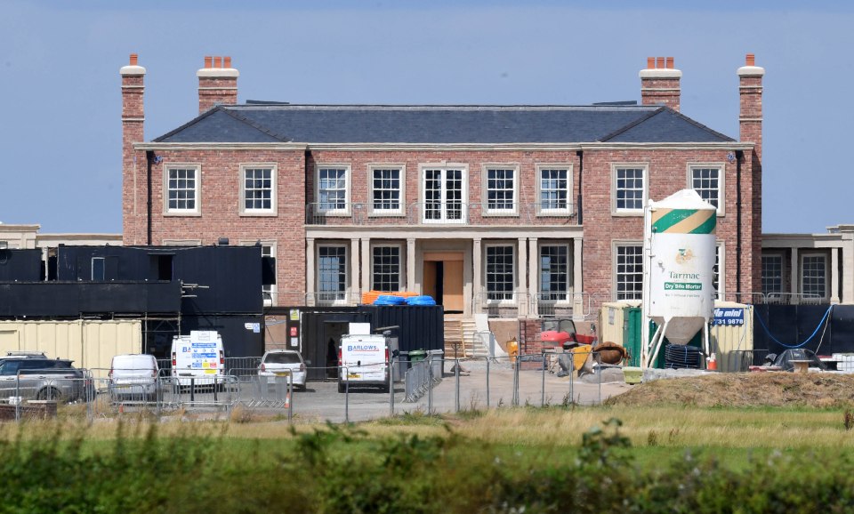  It is expected the couple will move into their £20million Cheshire home once construction is complete