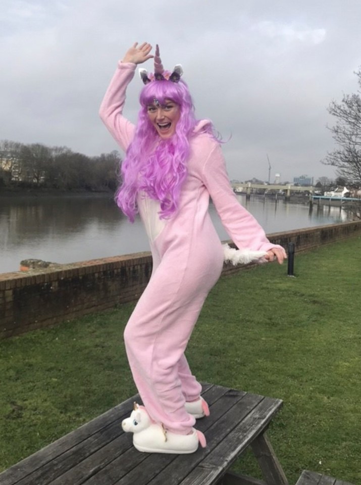 The 27-year-old said it’s important to have fun with wigs and wear crazy colours