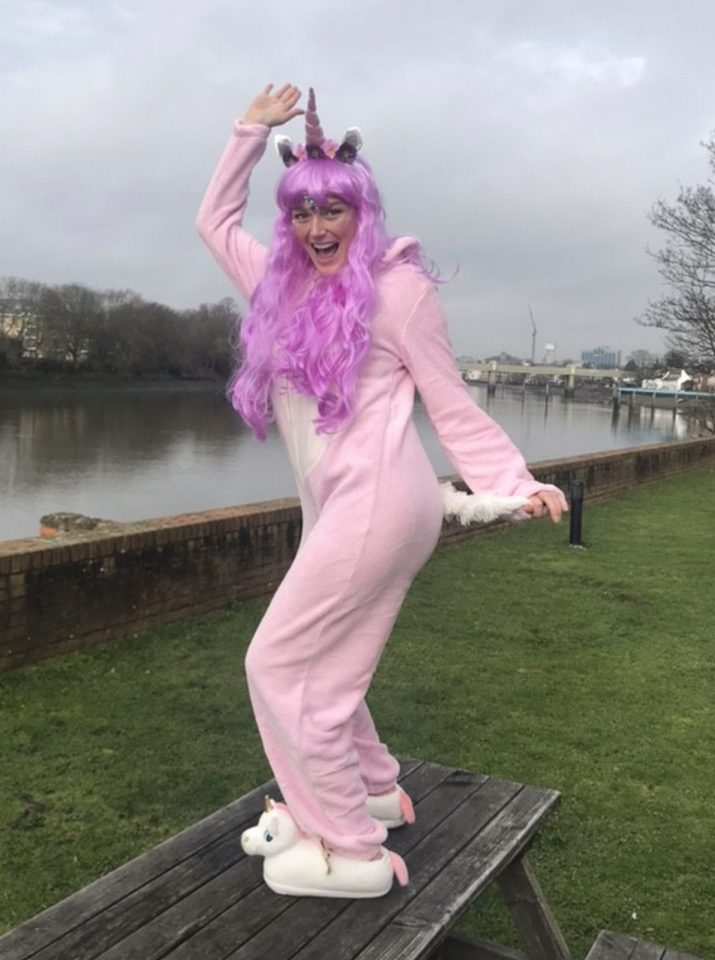  The 27-year-old said it's important to have fun with wigs and wear crazy colours