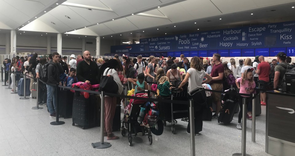  Passengers were desperately left trying to find out details about their flights