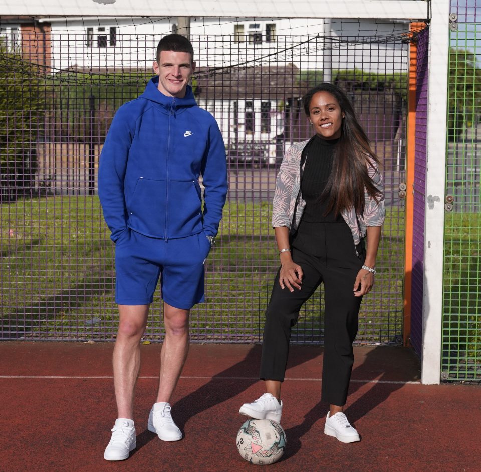  Declan Rice took Alex Scott to his hometown of Kingston