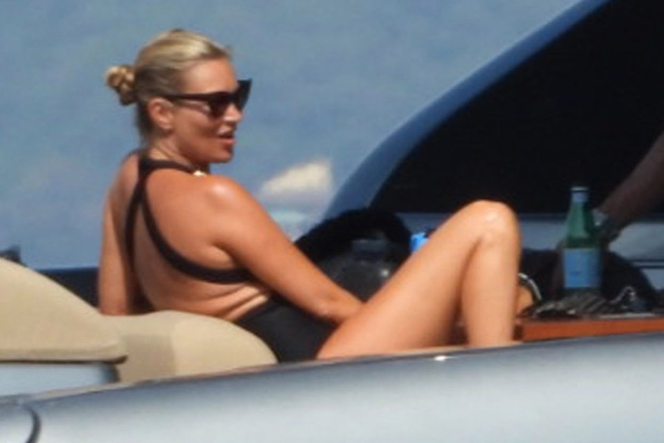 Kate is holidaying on a luxury yacht off Portifino