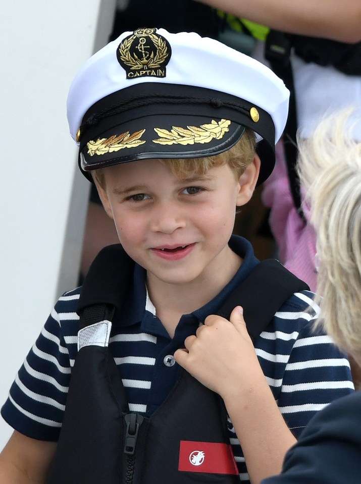  Prince George wore a £2.50 striped top from H&M at the regatta