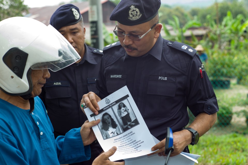 Cops handout images of the missing girl in Seremban