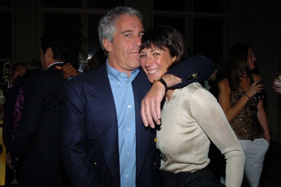 Disgraced financier Jeffrey Epstein with Ghislaine Maxwell, who is accused of procuring underage girls for him