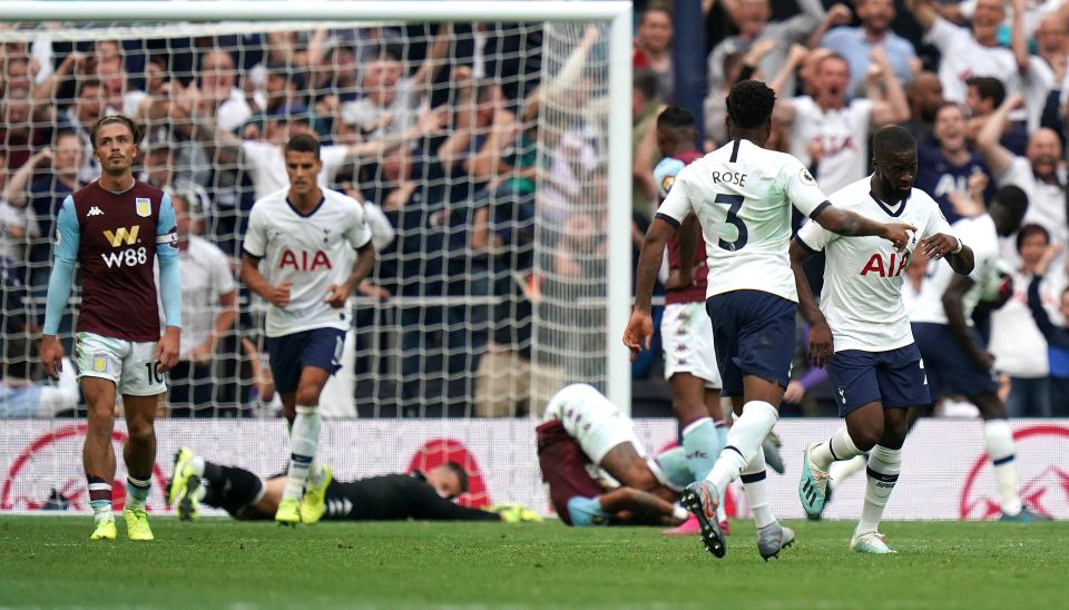  Tanguy Ndombele got Spurs back into the game with an equaliser from outside the box