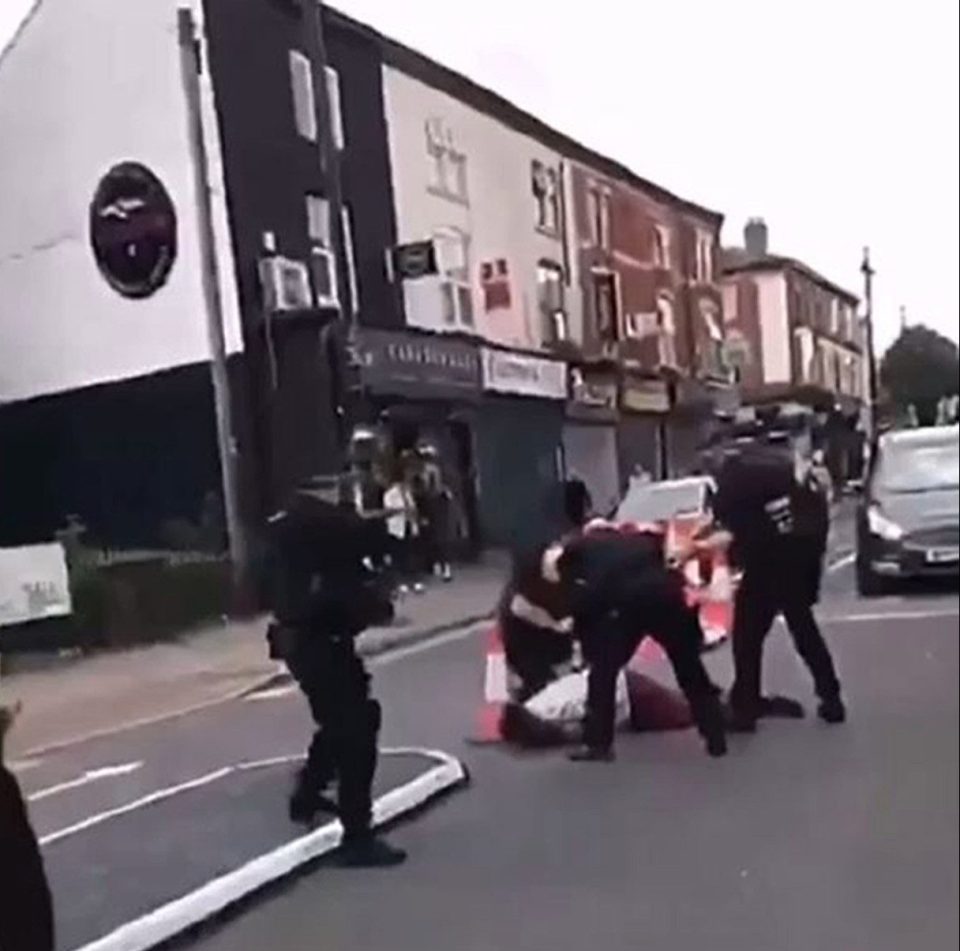  A traffic cop was tracing a suspected stolen car when the incident broke out