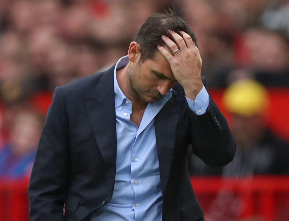  Frank Lampard must be concerned about his new-look side's lack of leaders