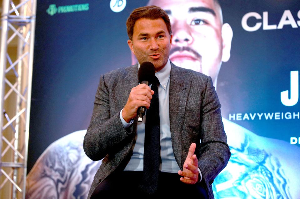  Boxing promoter Eddie Hearn confirmed Andy Ruiz vs Anthony Joshua the rematch is all signed