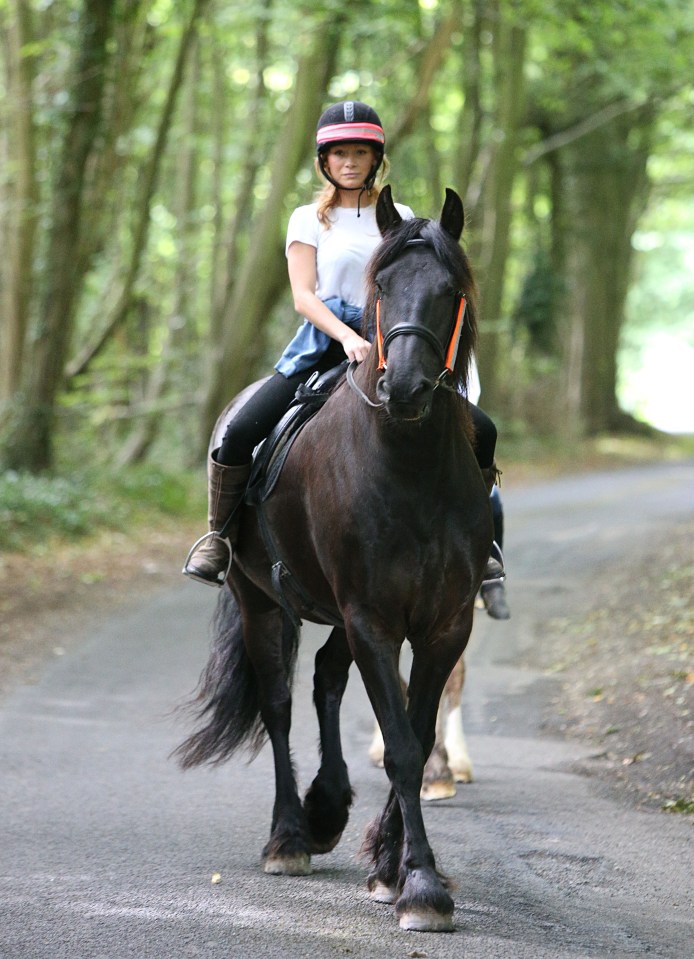  Summer Monteys-Fullam took her horse for a final ride after Paul Hollywood forced her to sell it