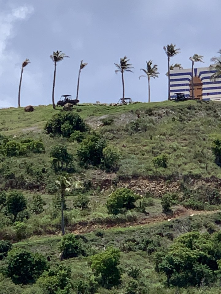  Golf carts were used to access the Virgin Island property