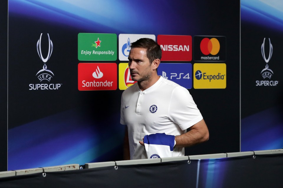  Frank Lampard praised Arsenal new boy David Luiz in the Uefa Super Cup programme