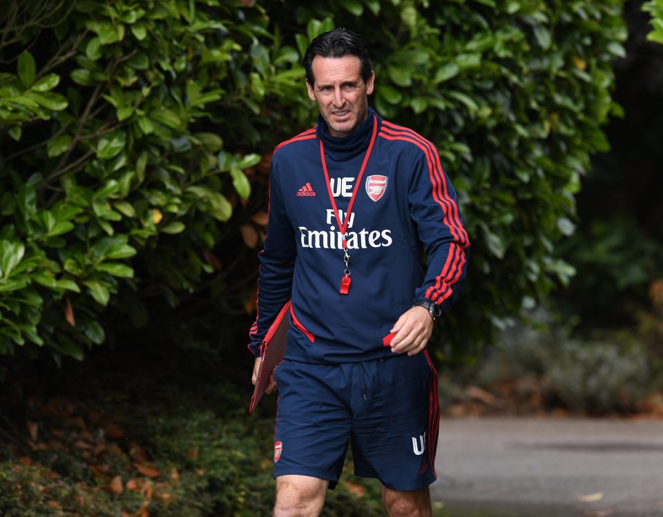  Unai Emery also welcomed back Mesut Ozil and Sead Kolasinac to first-team training