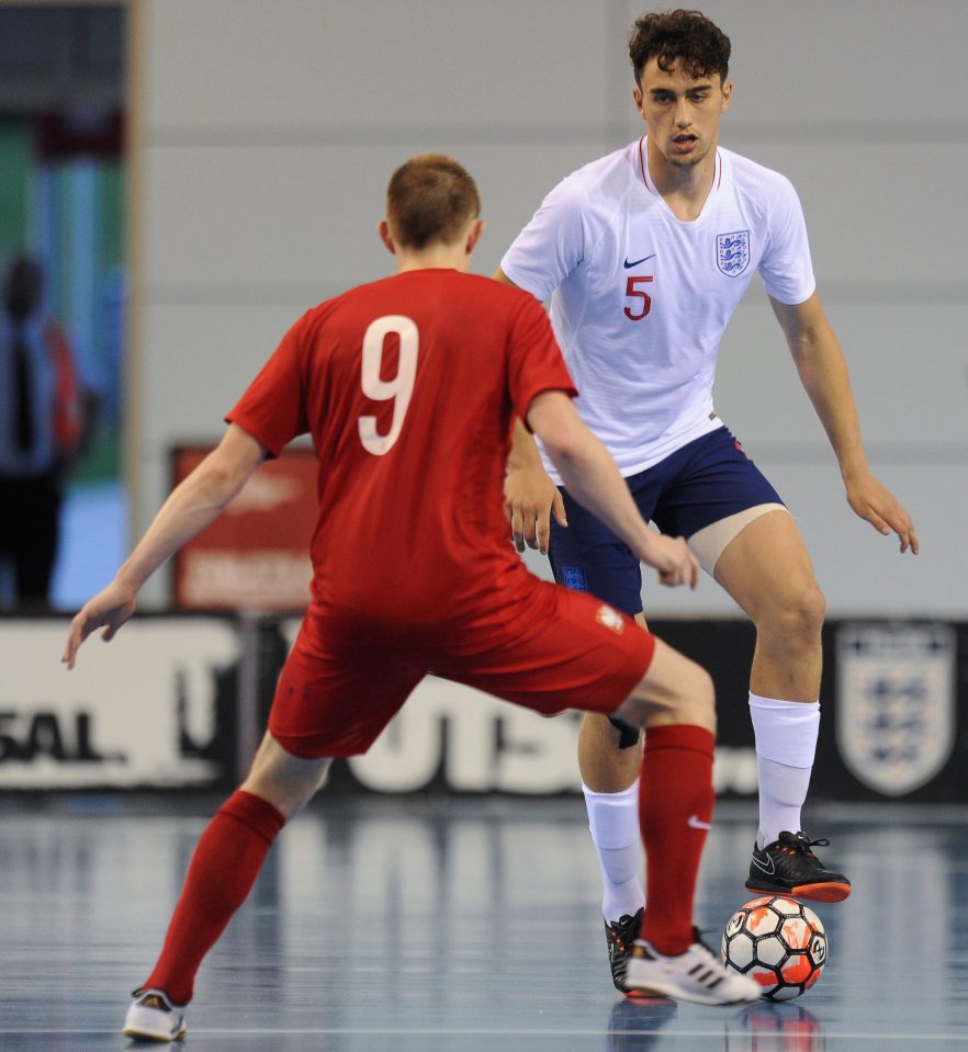  Kilman starred for England in the futsal world