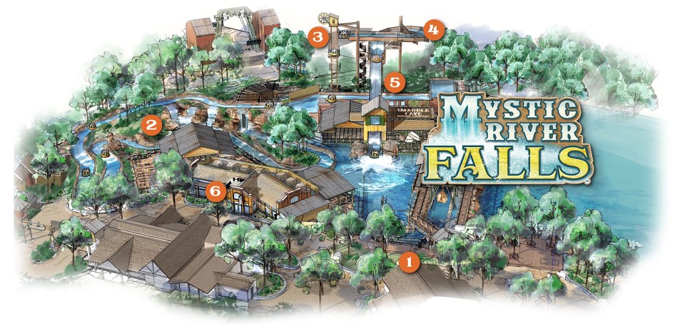  The ride will be part of Mystic River Falls