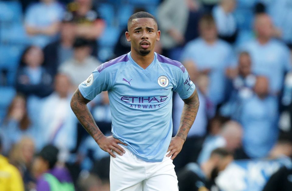  Gabriel Jesus was withdrawn from the squad after suffering a hamstring problem in training