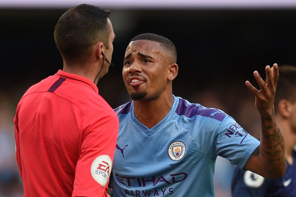  Gabriel Jesus was beside himself after his late strike was struck off by VAR