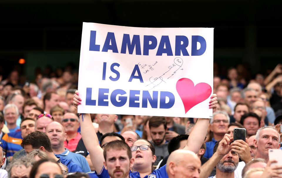  The Blues faithful gave the club legend a stunning reception ahead of his first home game in charge