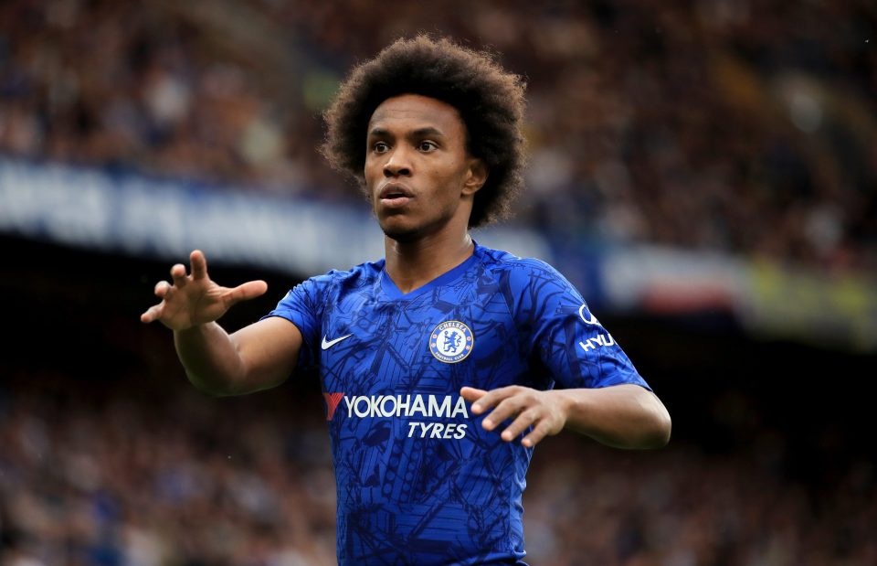  Willian has been slammed by Chelsea fans