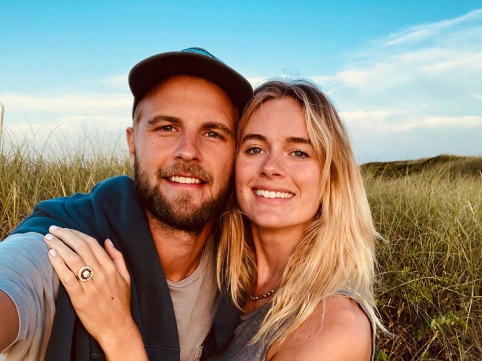  The pair announced their engagement on Instagram