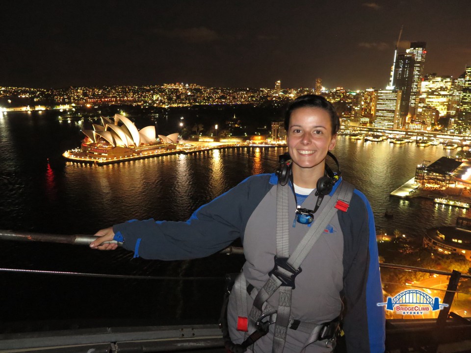  Zoe, from Medway in Kent, is pictured in Sydney before she headed to Cambodia