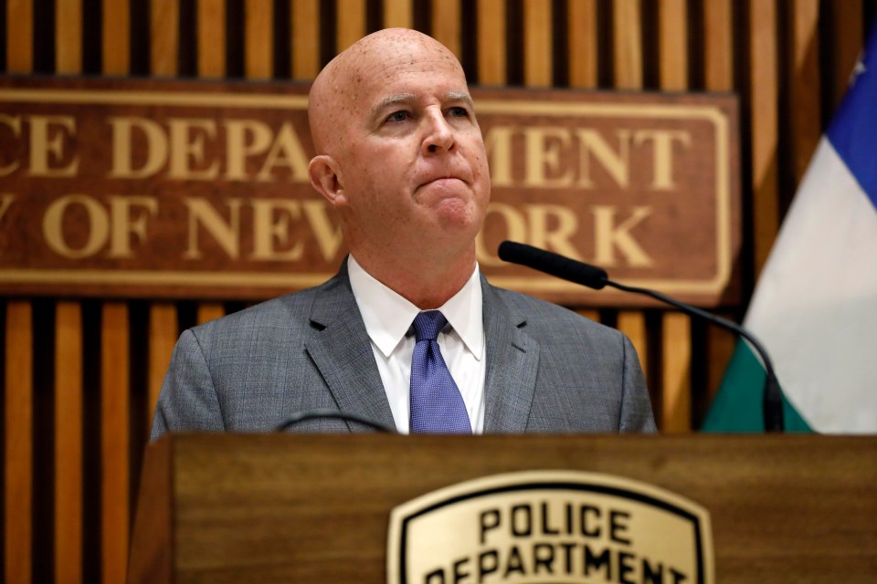  Commissioner James O'Neill said he fired Pantaleo based on a recommendation of a department disciplinary judge