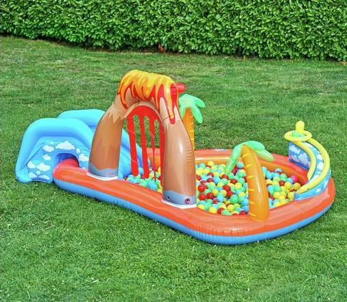 Argos is selling an inflatable activity pool with a slide and ball pit for your kids to enjoy this bank holiday weekend