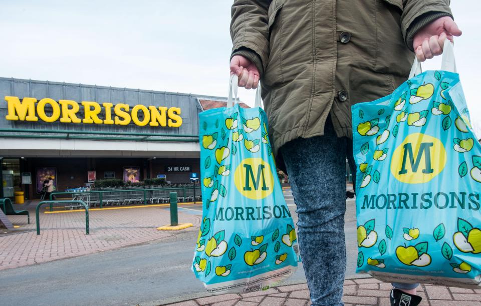  Morrisons are trialling a new 30p price tag for their plastic bags