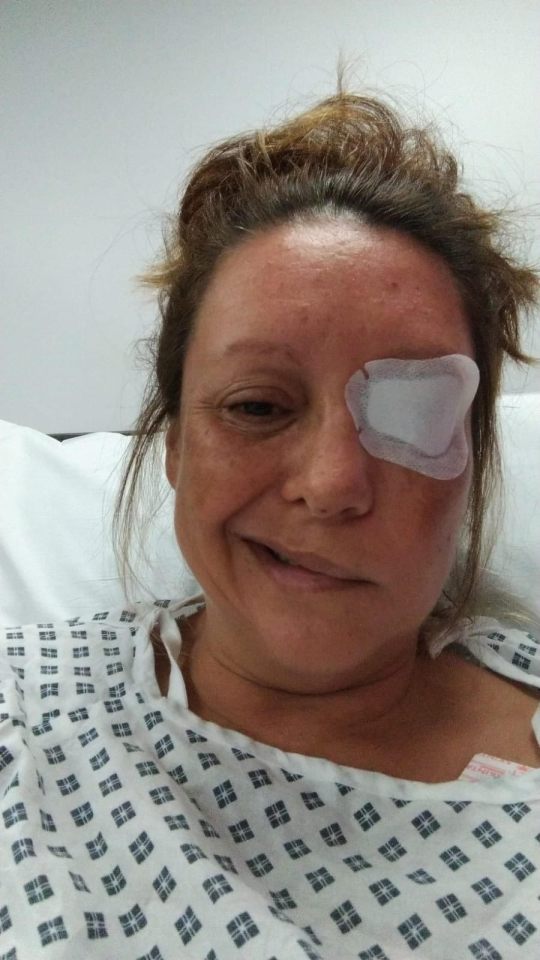  The single mum collapsed, and was soon rushed to hospital where doctors suspected she suffered a stroke