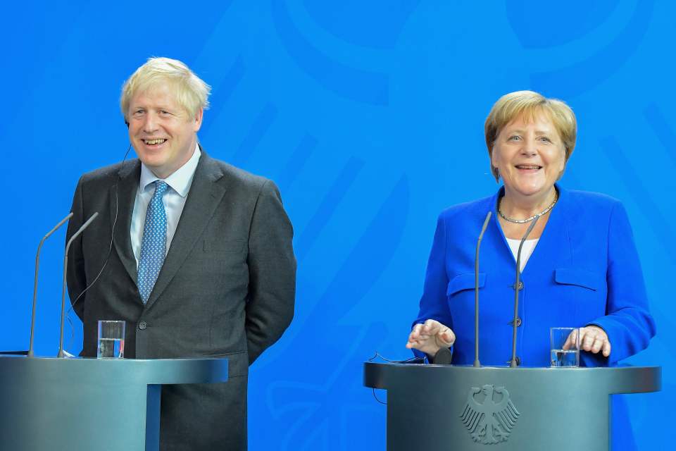  The pair laugh as they hold their first press conference together