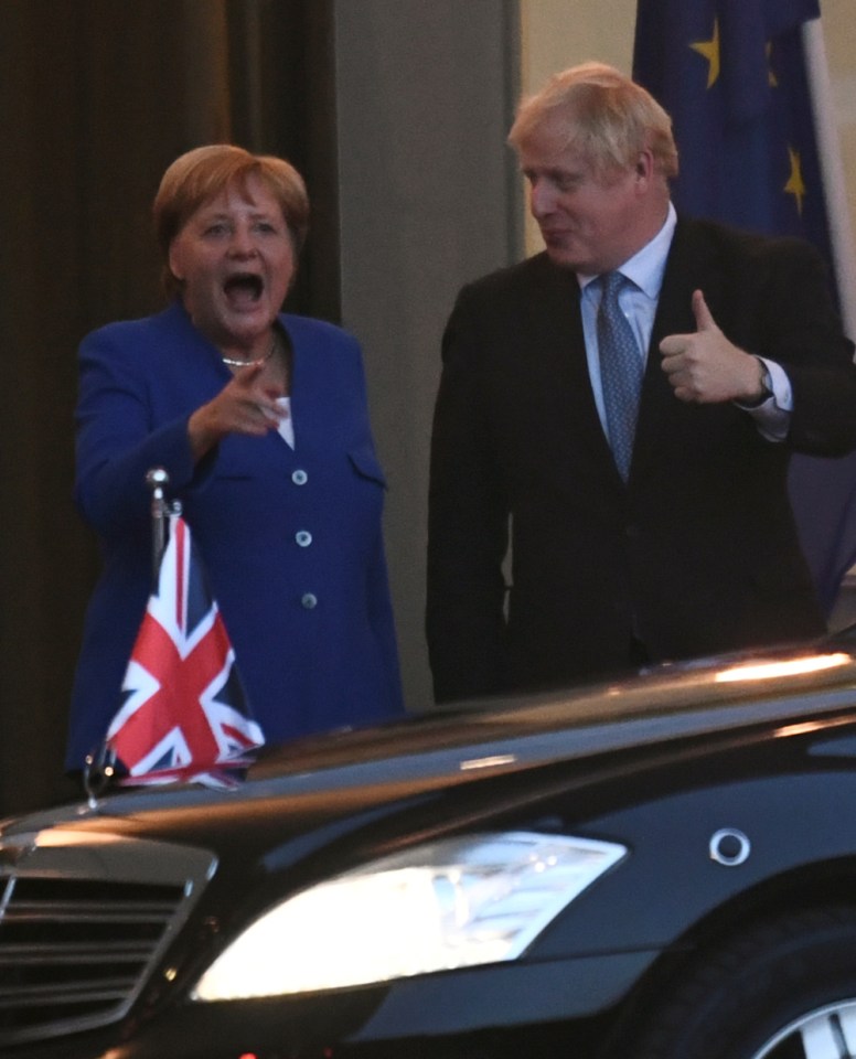  Angela Merkel suggested for the first time that Britain and the EU might be able to solve their long running stand-off over the controversial backstop