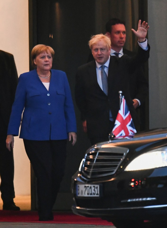  Mrs Merkel’s offer of talks stood in marked contrast to the brutal reception given to the PM’s bid to restart negotiations from EU chief Donald Tusk and other European figures