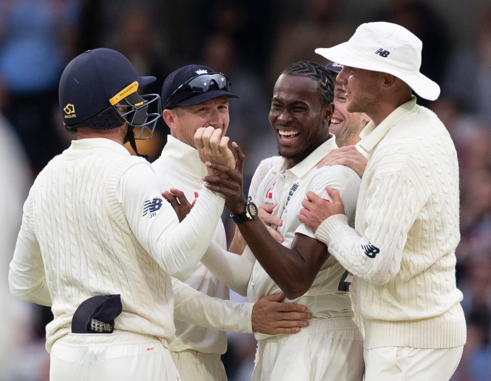  Archer was all smiles despite arriving to the ground 20 minutes late due to the one-way system in Leeds