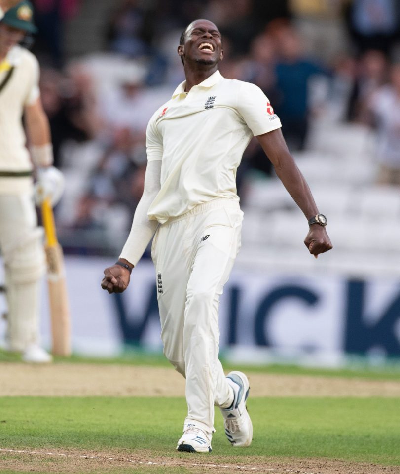  Jofra Archer was the pick of the England bowlers as he took 6-45 from 17.1 overs on Day One