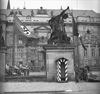  Prague Castle was occupied by the Nazi's during WW2