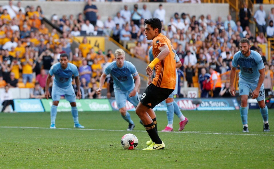  Burnley thought they'd won but conceded a 95th minute penalty, converted by Raul Jimenez