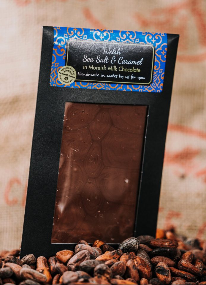  Their salted caramel chocolate is a customer favourite