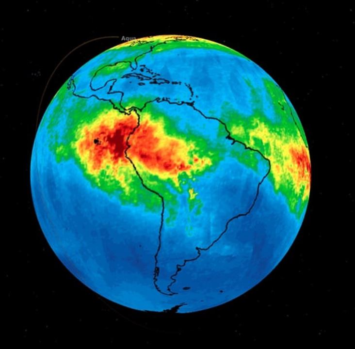  Images taken by Nasa show the full extent of the Amazon fires