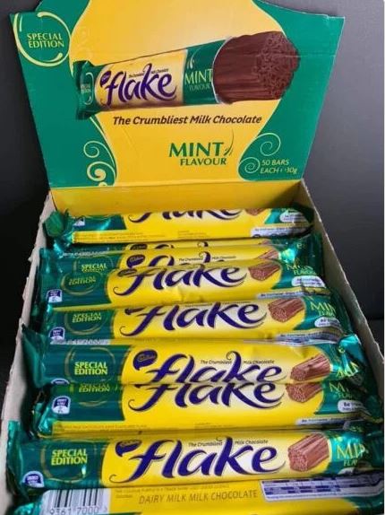  It's understood that Cadbury Mint Flake bars are being sold in Scotland