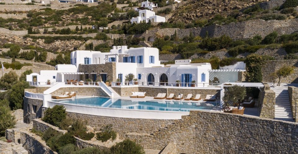  With scenic views of Mykonos, AGL Luxury Villas offer the perfect spot to relax