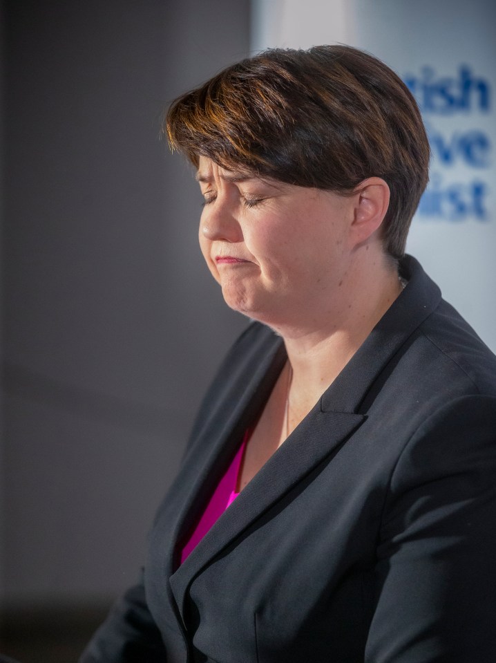 Ruth Davidson resigned from her role this morning