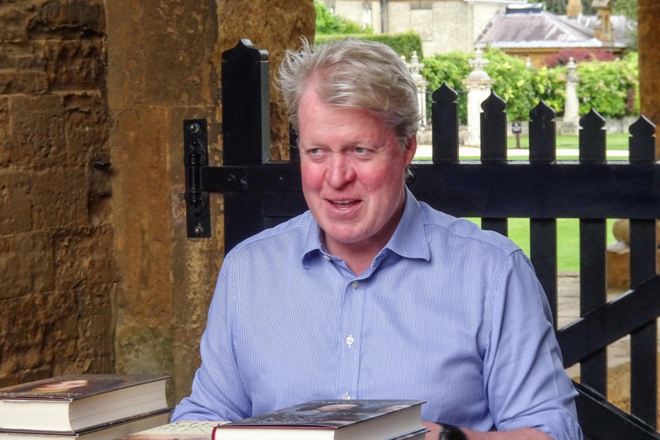 On certain days at his Althorp Estate, Earl Charles Spencer will even sign copies for customers who have purchased the book