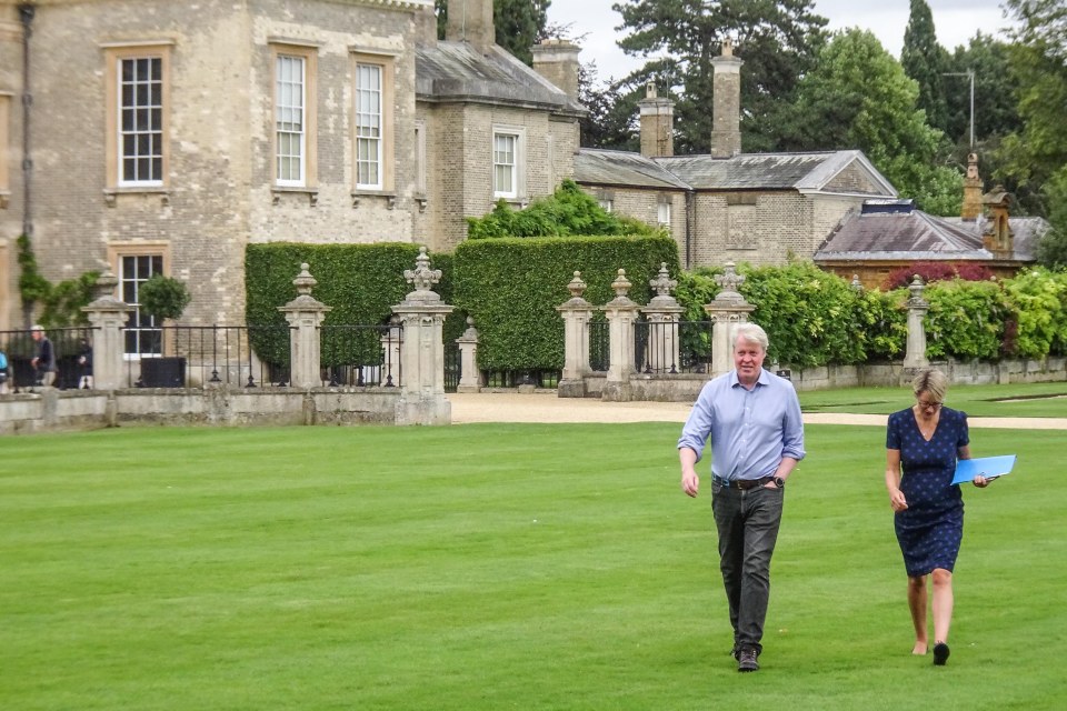  Earl Spencer signs copies of his books and the eulogy - which can be purchased from the estate's gift shop