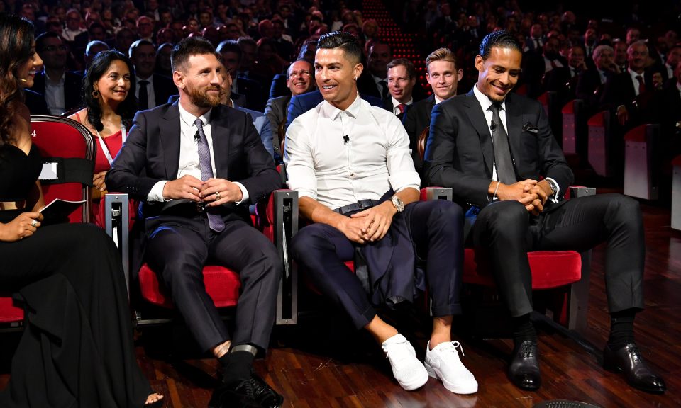  Lionel Messi and Cristiano Ronaldo have huge mutual respect - although Liverpool defender Virgil van Dijk was named Uefa player of the year