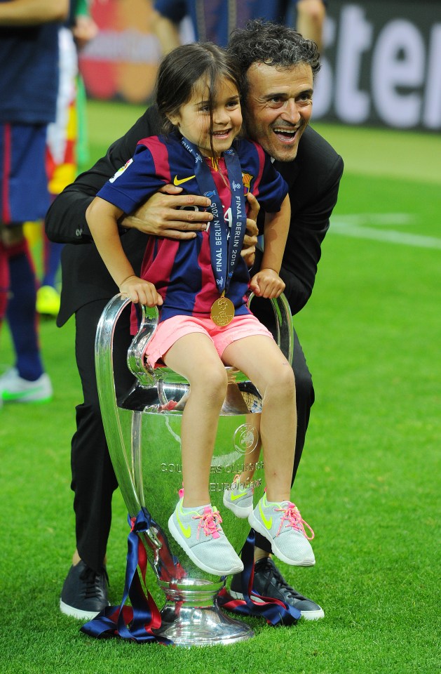  The Barcelona legend spoke of his pain at his daughter's death