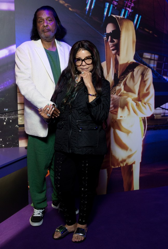 Alfred Jackson with Tyka Nelson. Prince’s six siblings split his estimated £250million estate following his death in 2016