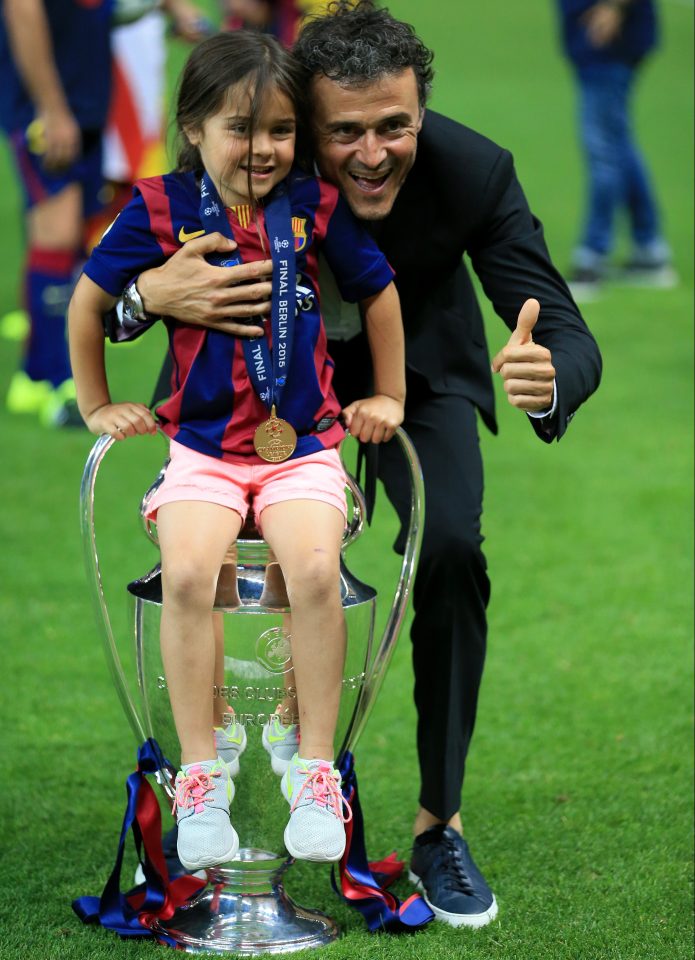  Former Barcelona boss Luis Enrique tragically revealed his daughter has died, aged nine