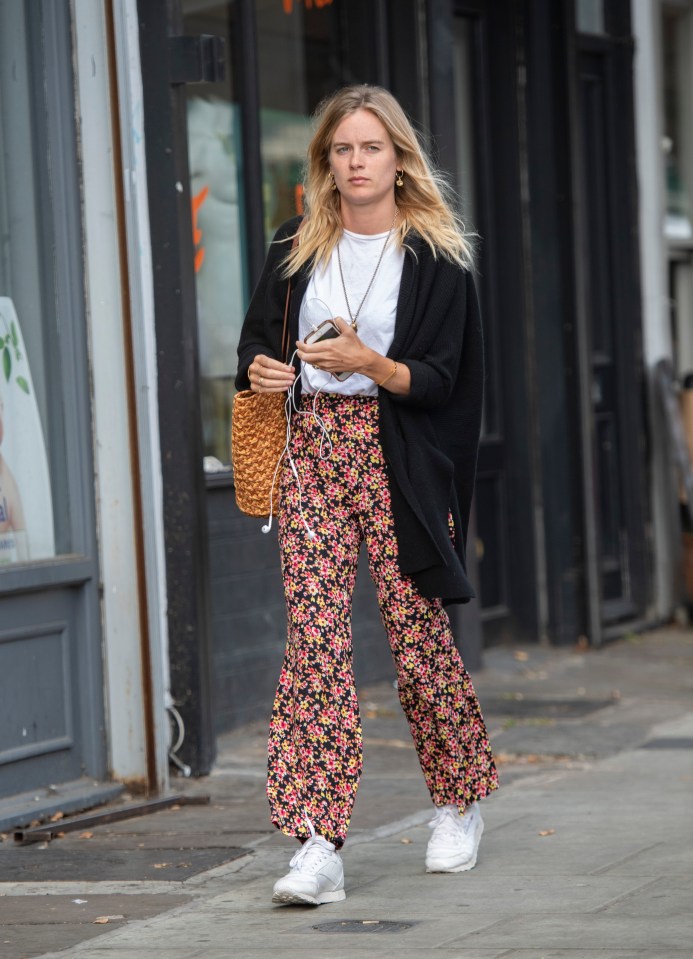  Cressida looked happy and relaxed after she was spotted for the first time since the engagement announcement